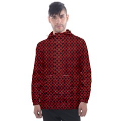 Df Pointsettia Men s Front Pocket Pullover Windbreaker by deformigo