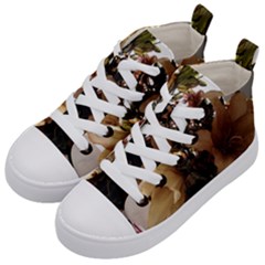 Lilies 1 1 Kids  Mid-top Canvas Sneakers by bestdesignintheworld