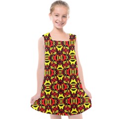 Rby-c-1-6 Kids  Cross Back Dress by ArtworkByPatrick