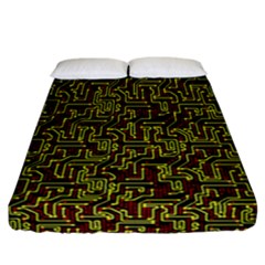 Rby-c-2-5 Fitted Sheet (california King Size) by ArtworkByPatrick