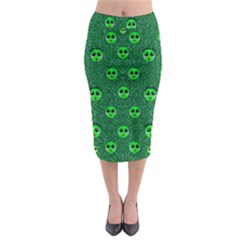 Smiling Happy Ones In The Fauna Midi Pencil Skirt by pepitasart