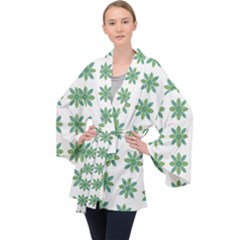 Reign Of Nature Long Sleeve Velvet Kimono  by deformigo