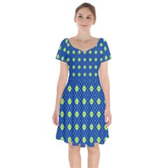 Noreia Short Sleeve Bardot Dress by deformigo