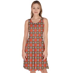 Tithonia Knee Length Skater Dress With Pockets by deformigo