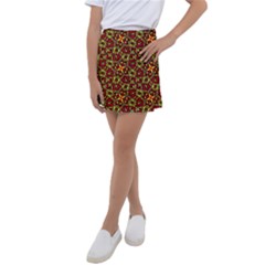 Rby-c-3-7 Kids  Tennis Skirt by ArtworkByPatrick