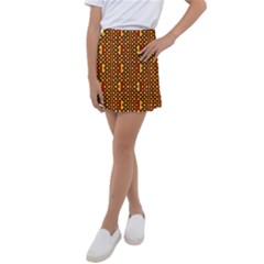 Rby-c-4-1 Kids  Tennis Skirt by ArtworkByPatrick