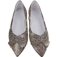 Python Snakeskin Print Women s Bow Heels by LoolyElzayat