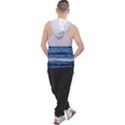 Pink Ocean Hues Men s Sleeveless Hoodie View2