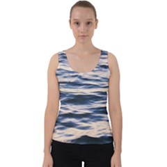 Ocean At Dusk Velvet Tank Top by TheLazyPineapple