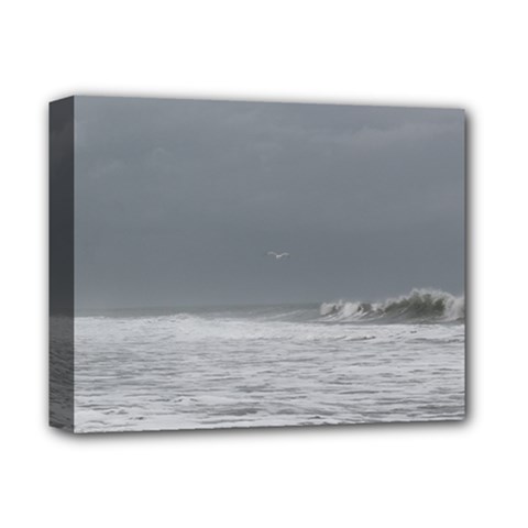 Stormy Seas Deluxe Canvas 14  X 11  (stretched) by TheLazyPineapple