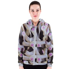 Sea Anemone Women s Zipper Hoodie by TheLazyPineapple