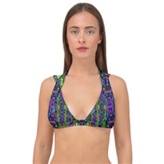 Abstract-r-8 Double Strap Halter Bikini Top by ArtworkByPatrick