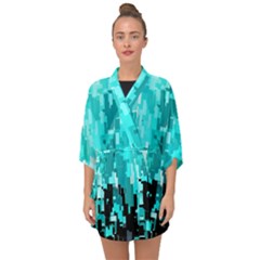 469823231 Glitch48 Half Sleeve Chiffon Kimono by ScottFreeArt