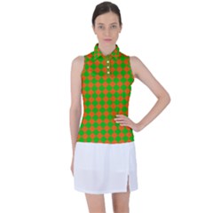 Generated Glitch20 Women s Sleeveless Polo Tee by ScottFreeArt