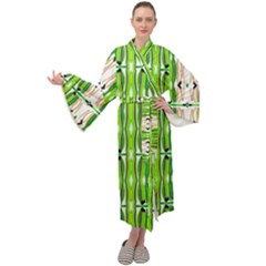 Cocoon Print Maxi Velour Kimono by ScottFreeArt