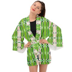 Cocoon Print Long Sleeve Kimono by ScottFreeArt