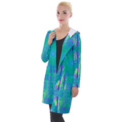 Tank Blue  #scottfreear T= N Green Purple Img 1589 Hooded Pocket Cardigan by ScottFreeArt