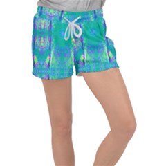 Tank Blue  #scottfreear T= N Green Purple Img 1589 Velour Lounge Shorts by ScottFreeArt