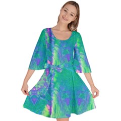 Tank Blue  #scottfreear T= N Green Purple Img 1589 Velour Kimono Dress by ScottFreeArt