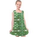 My Paint My Pallet Brocade Green SCARABS Kids  Cross Back Dress View1