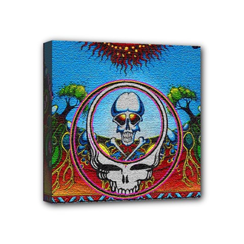 Grateful Dead Wallpapers Mini Canvas 4  X 4  (stretched) by Sapixe