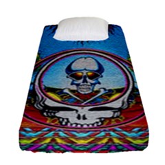 Grateful Dead Wallpapers Fitted Sheet (single Size) by Sapixe