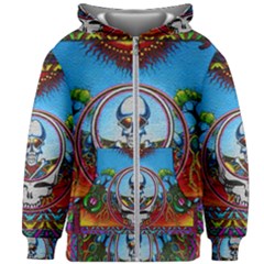 Grateful Dead Wallpapers Kids  Zipper Hoodie Without Drawstring by Sapixe