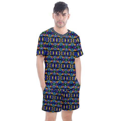 Abstract-s-1 Men s Mesh Tee And Shorts Set by ArtworkByPatrick