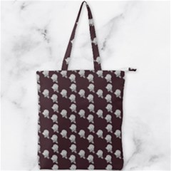 White Rose In Maroon Double Zip Up Tote Bag by snowwhitegirl