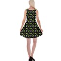 Green Elephant Pattern Reversible Velvet Sleeveless Dress View2