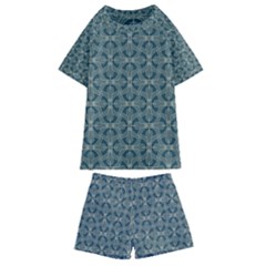 Pattern1 Kids  Swim Tee And Shorts Set by Sobalvarro