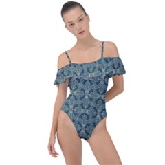 Pattern1 Frill Detail One Piece Swimsuit by Sobalvarro