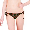 Fiola Pattern Brown Bikini Bottom View1