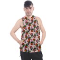 Fiola Pattern Pink Men s Sleeveless Hoodie View1