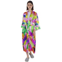 Seamless 2461796 Maxi Satin Kimono by Sobalvarro