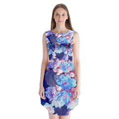 Flowers Sleeveless Chiffon Dress   by Sparkle