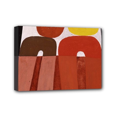 Sophie Taeuber Arp, Composition À Motifs D arceaux Ou Composition Horizontale Verticale Mini Canvas 7  X 5  (stretched) by Sobalvarro