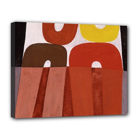 Sophie Taeuber Arp, Composition À Motifs D arceaux Ou Composition Horizontale Verticale Canvas 14  X 11  (stretched) by Sobalvarro