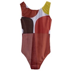 Sophie Taeuber Arp, Composition À Motifs D arceaux Ou Composition Horizontale Verticale Kids  Cut-out Back One Piece Swimsuit by Sobalvarro