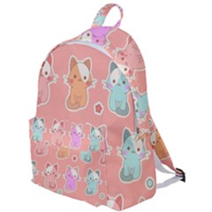 Cute Kawaii Kittens Seamless Pattern The Plain Backpack by Vaneshart