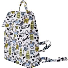 Everyday Things Pattern Buckle Everyday Backpack by Vaneshart