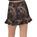 Fractal Fantasy Design Construction Fishtail Mini Chiffon Skirt View2