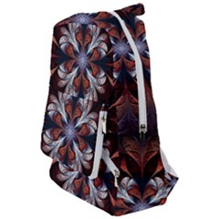 Fractal Flower Fantasy Floral Travelers  Backpack by Wegoenart