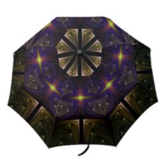 Fractal Fantasy Design Texture Folding Umbrellas by Wegoenart