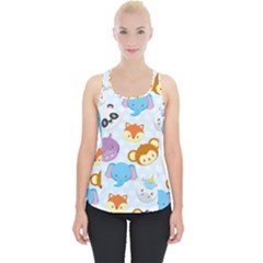 Animal Faces Collection Piece Up Tank Top by Nexatart