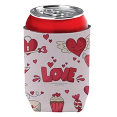 Hand Drawn Valentines Day Element Collection Can Holder by Vaneshart