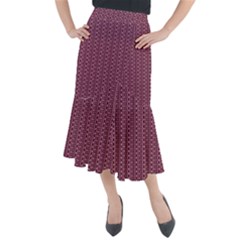 Digital Waves Midi Mermaid Skirt by Sparkle