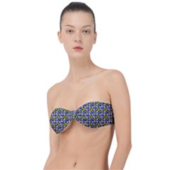 Hawaii Ghost Blue Classic Bandeau Bikini Top  by snowwhitegirl