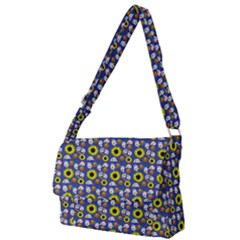 Hawaii Ghost Blue Full Print Messenger Bag (l) by snowwhitegirl
