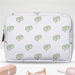 Happy St Patricks Day Symbol Motif Pattern Make Up Pouch (medium) by dflcprintsclothing